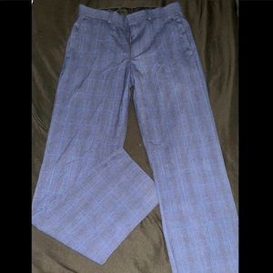 Striped dress pants